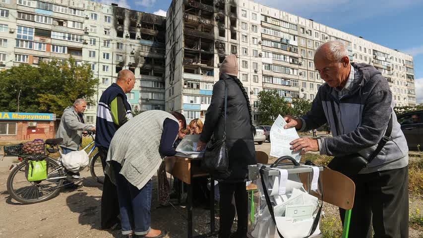 Фото - Информация о гумпомощи за участие в референдуме в ДНР оказалась недостоверной: Фактчекинг