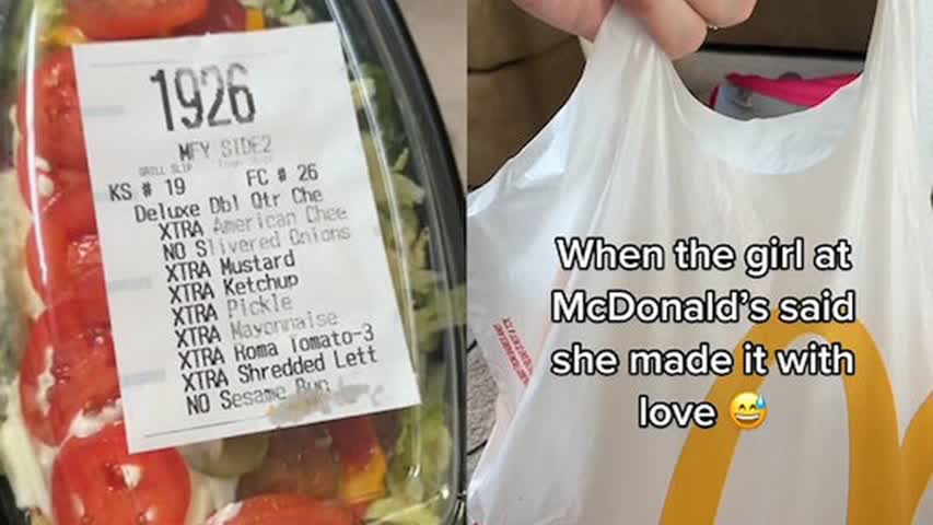 Фото - Женщина сделала необычный заказ в «Макдоналдсе» и вызвала споры в сети